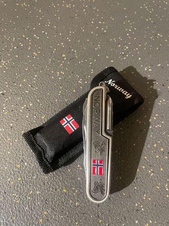Nowy Scyzoryk nóż Multi tool Moose/Norwegian Flag Pocket Knife Prezent