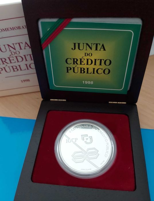 1.000$00 de 1997, Bicentenário do Crédito Público Prata proof