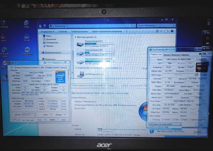 Ноутбук поиграть в танчики Acer e1-572g