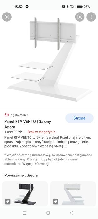 Panel RTV VENTO
Jak nowy.
Używany zaledwie pięć miesięcy.