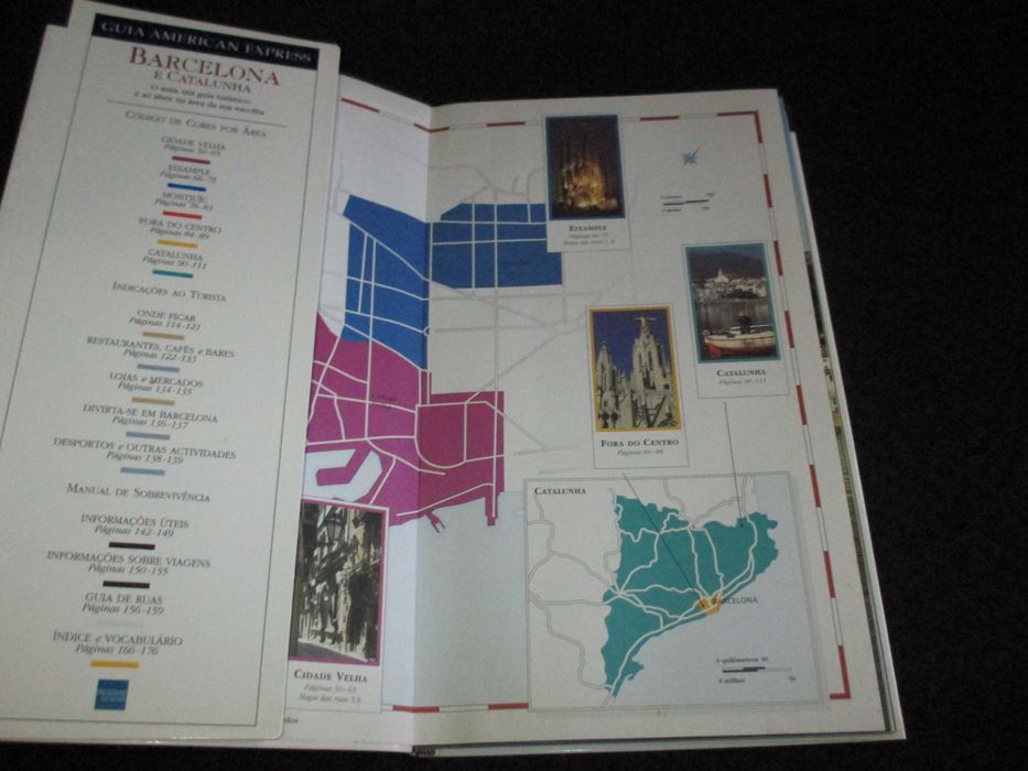 Livro Barcelona e Catalunha Roger Williams Guia American Express