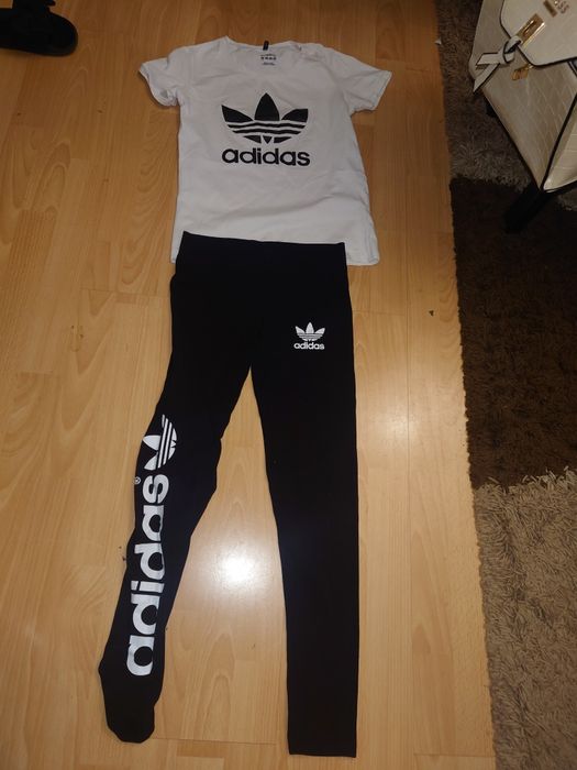 Komplet damski leginsy adidas