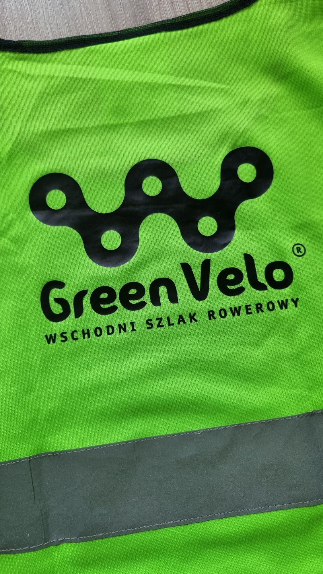 Kamizekla odblaskowa dla dzieci green velo