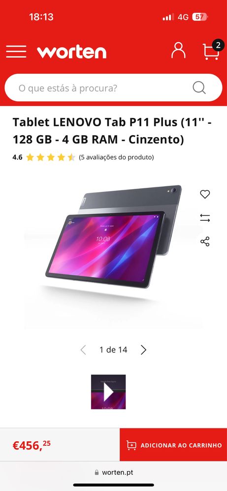 Tablet Lenovo Tab P11 plus