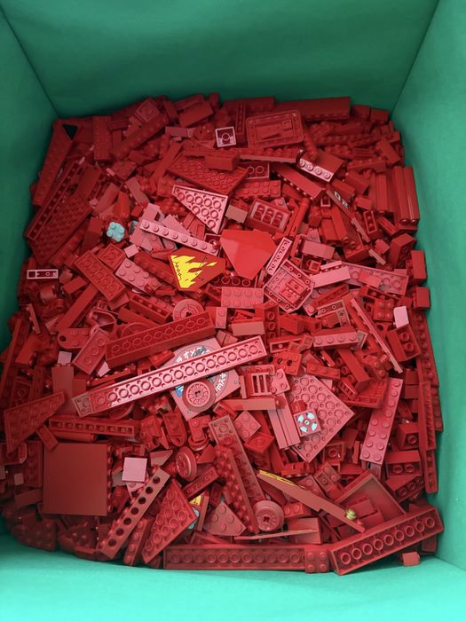 Peças Lego Vermelhas