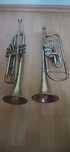 Mosiężny instrument trąbka