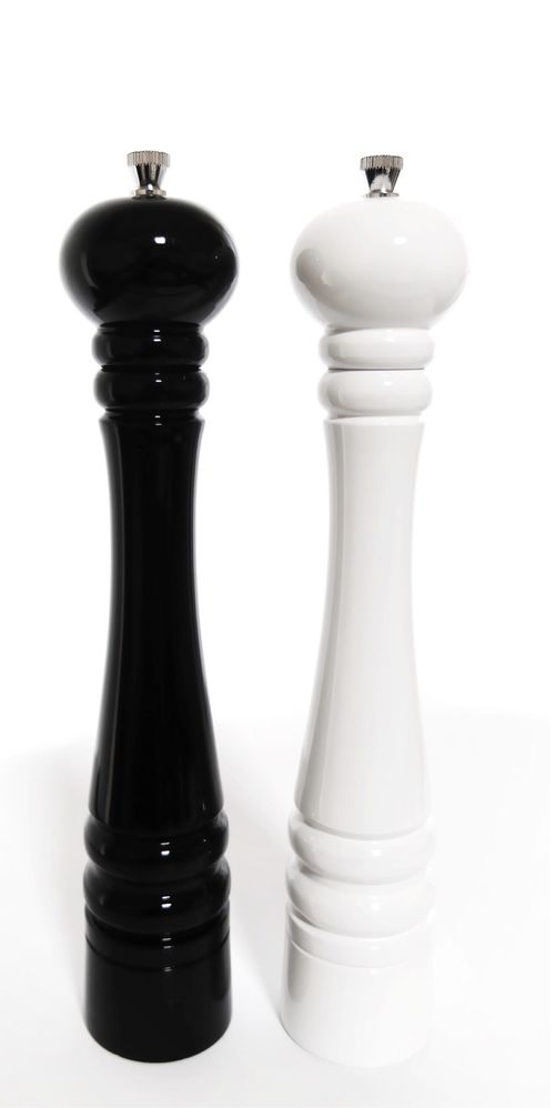 1szt Młynek Drewniany 30 cm | Pieprz lub Sól | Czarny lub Biały