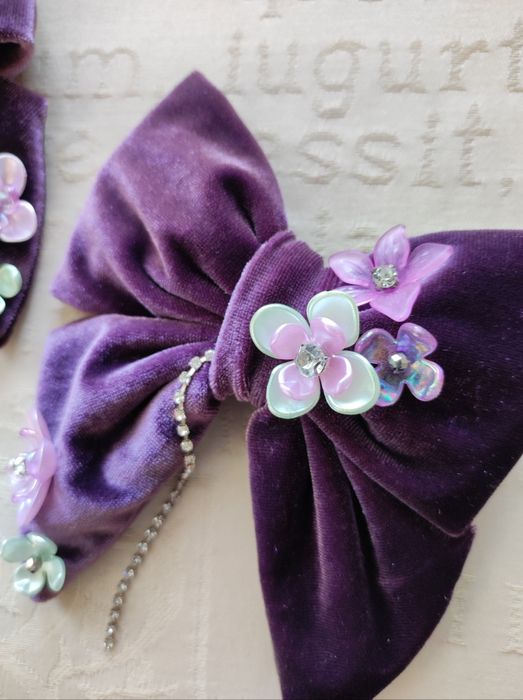 Заколка бантик для волосся