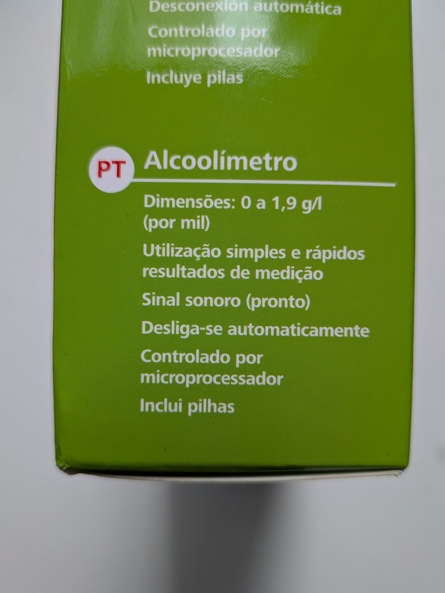 SELADO, NOVO, ALCOOLIMETRO digital e rápido do Lidl.