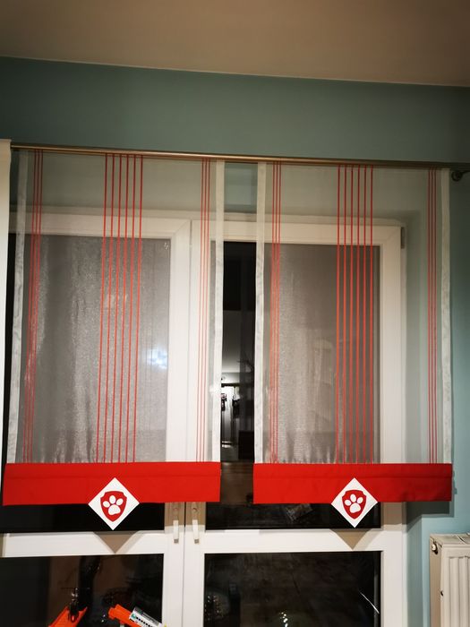 Firany panele dziecięce 3 sztuki