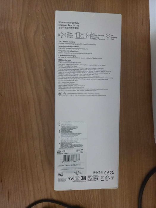 Carregador Sem Fios Triplo Samsung EP-P6300TBEGEU - Preto