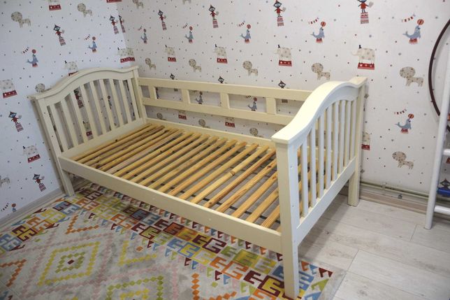 Ліжко дитяче модель Максим + матрац Aero Неолюкс 3D