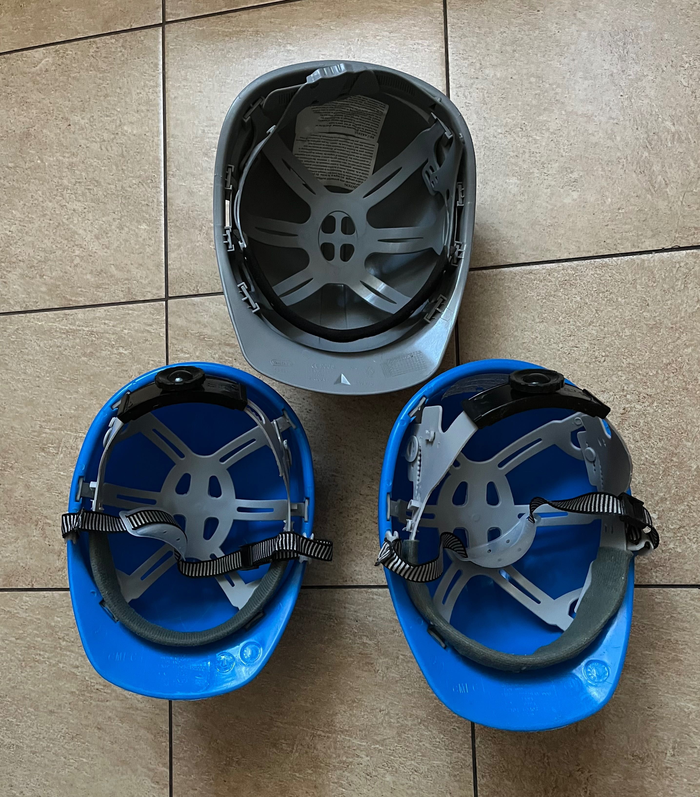 Kaski ochronne BHP (3 sztuki)