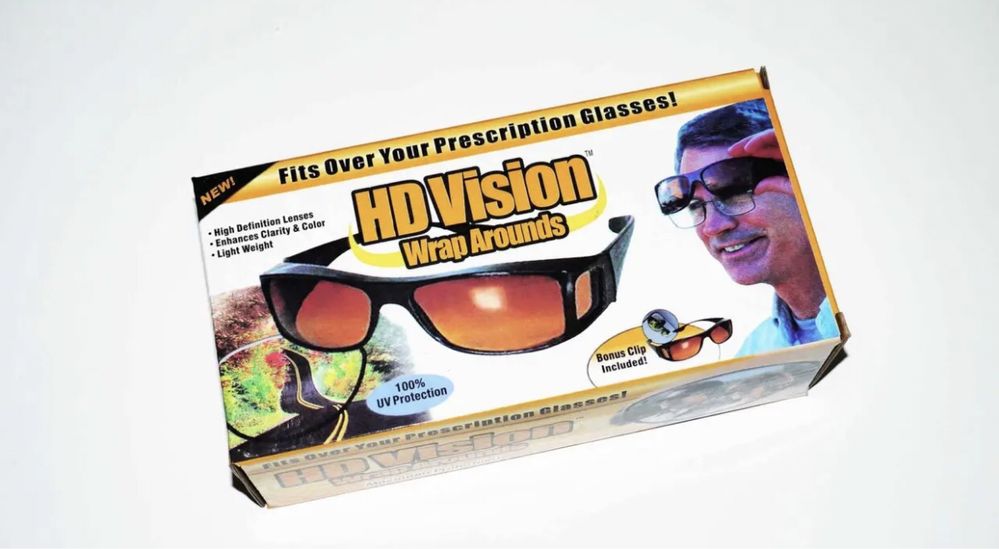 Новинка! HD Vision Glasses Очки для дневной и ночной езды 2шт