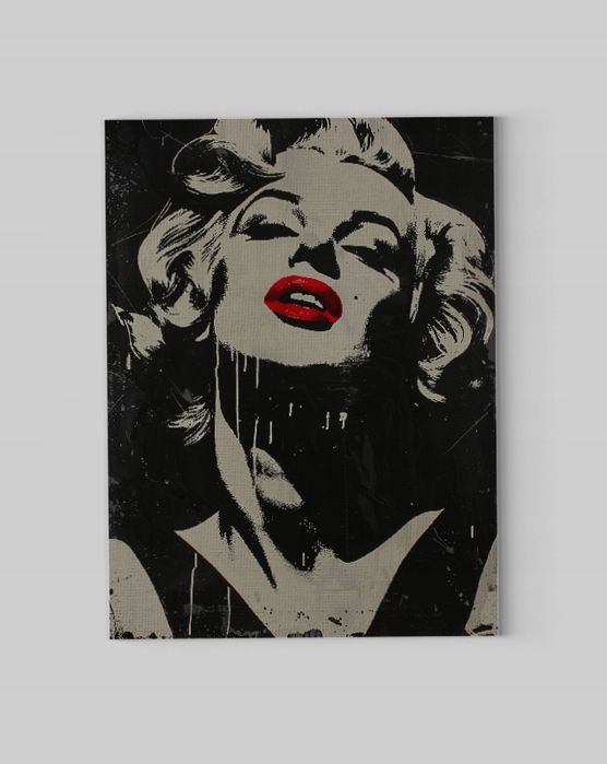 Obraz na płótnie Marilyn Monroe 60x80 cm - Pop-Art do salonu
