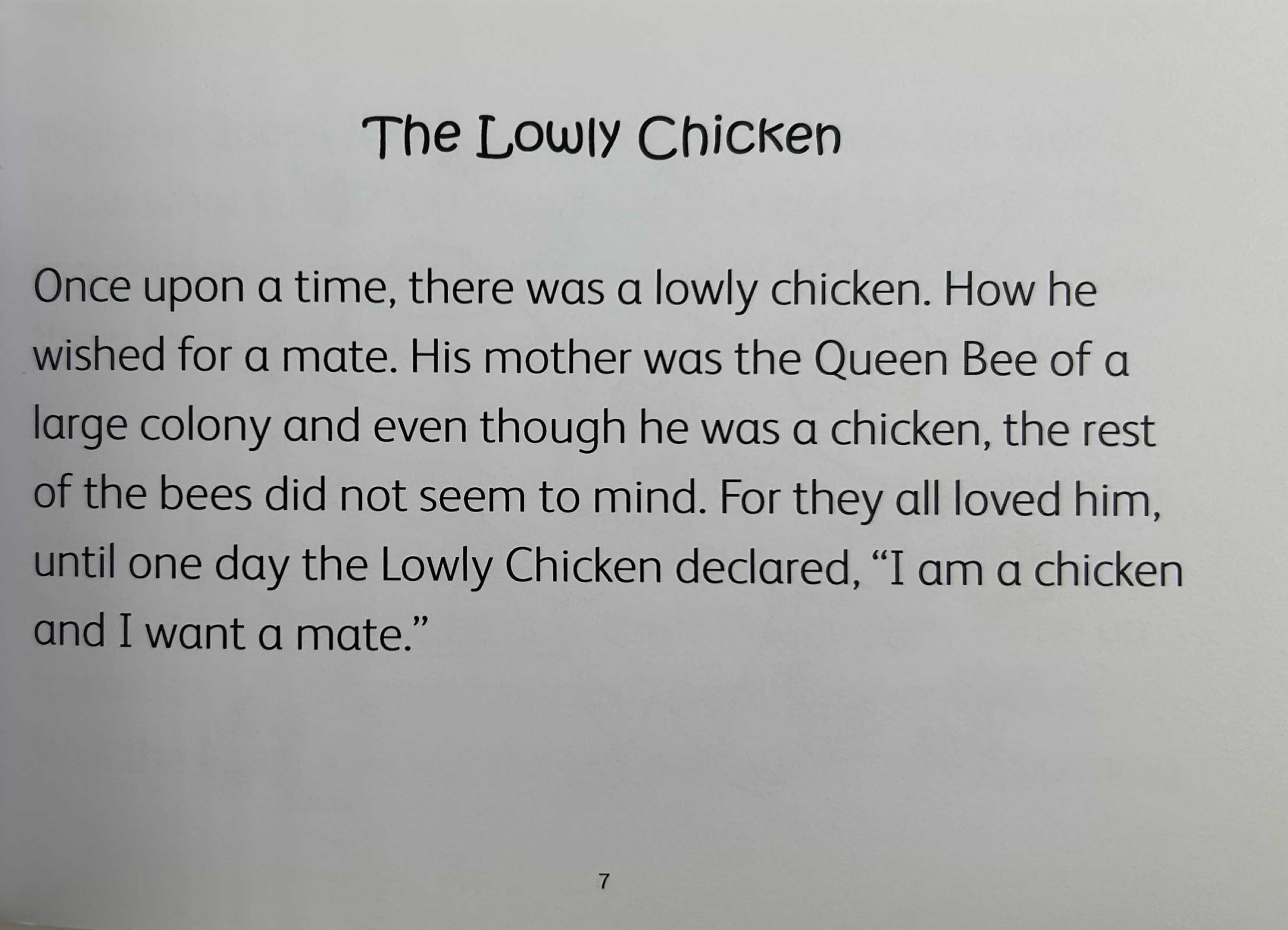 The Lowly Chicken and Other Stories