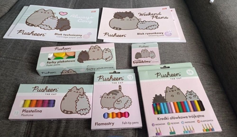 Zestaw szkolny Pusheen - Nowy