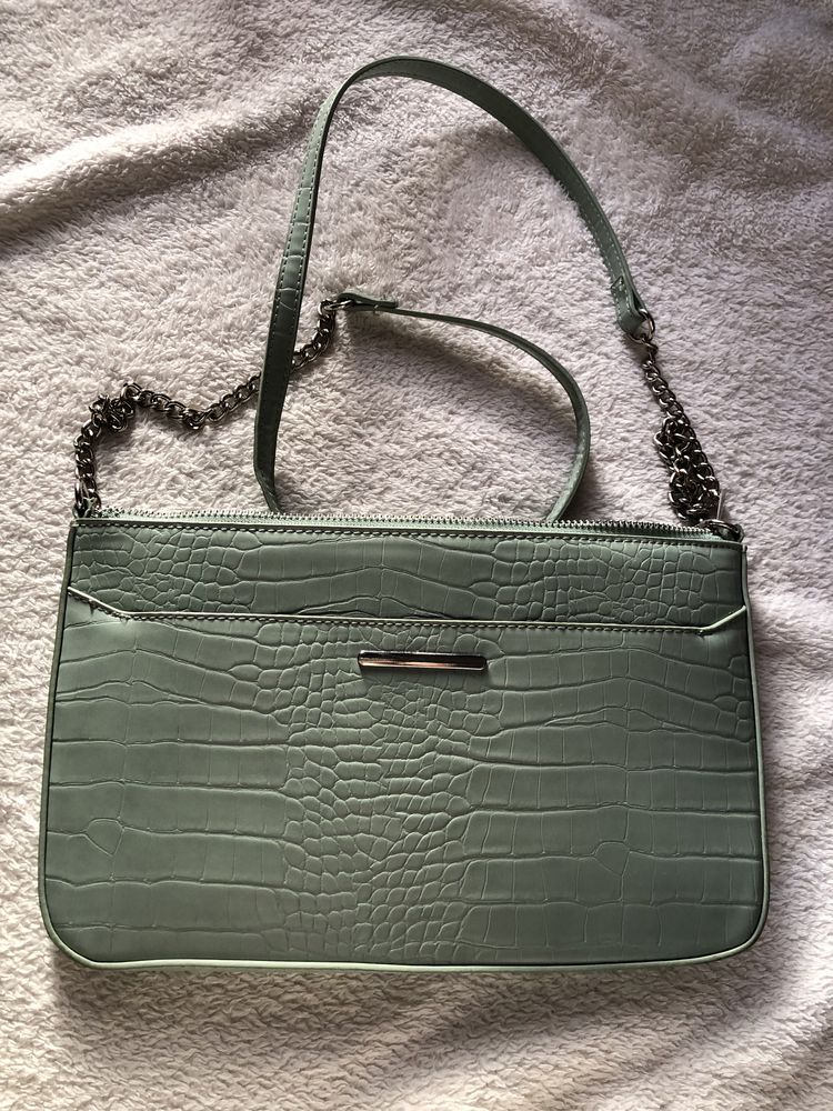 Mala tiracolo verde lima