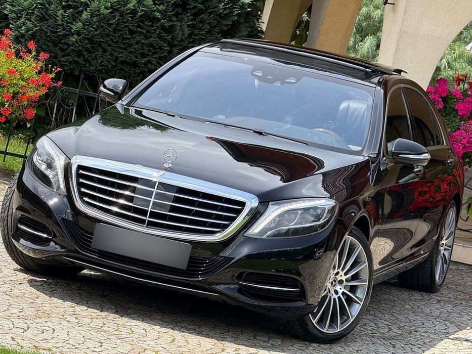Mercedes-Benz Klasa S S500 Maybach masaże night vision distronic burmester full