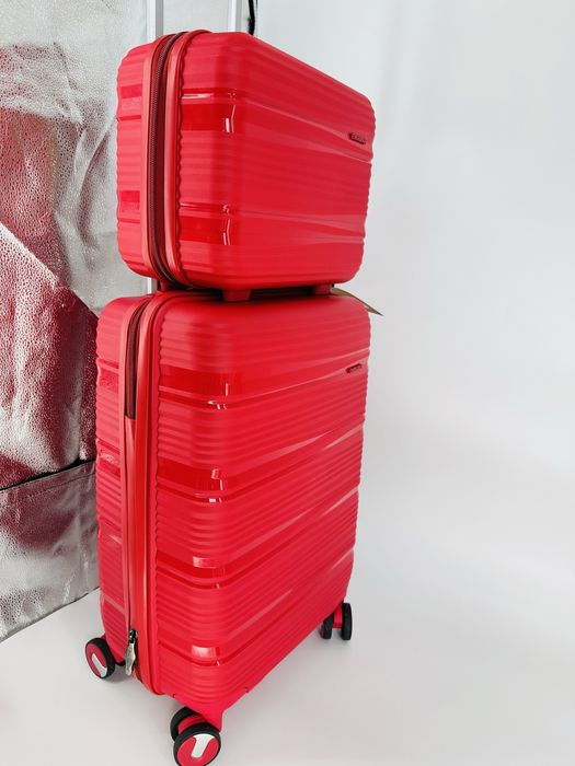 Nowy zestaw walizka i kuferek policarbon/ walizki