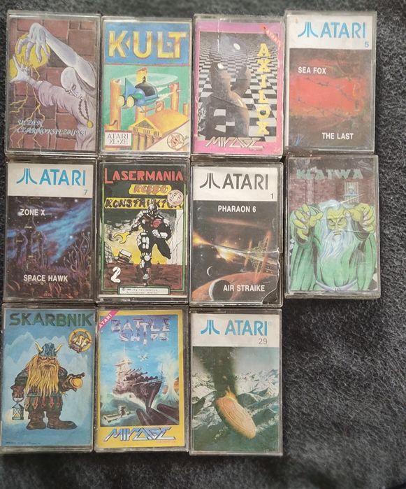 Kasety Atari Oryginalne