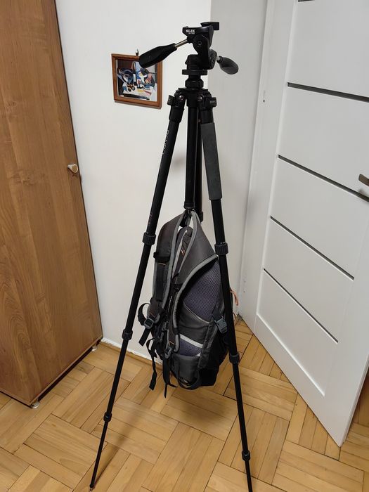 Statyw BENRO A1580t + głowica SLIK sh 705e