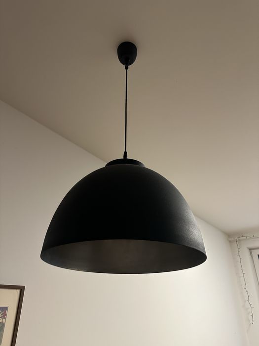 Lampa sufitowa granatowa