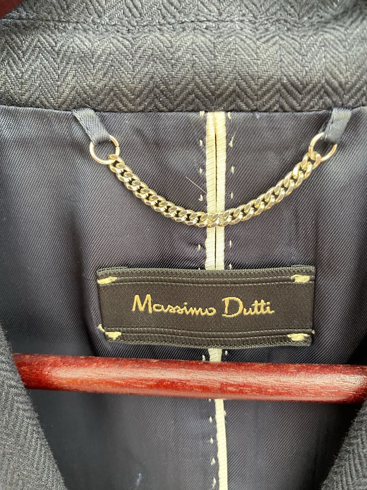 Marynarka Massimo Dutti L 40 granatowa