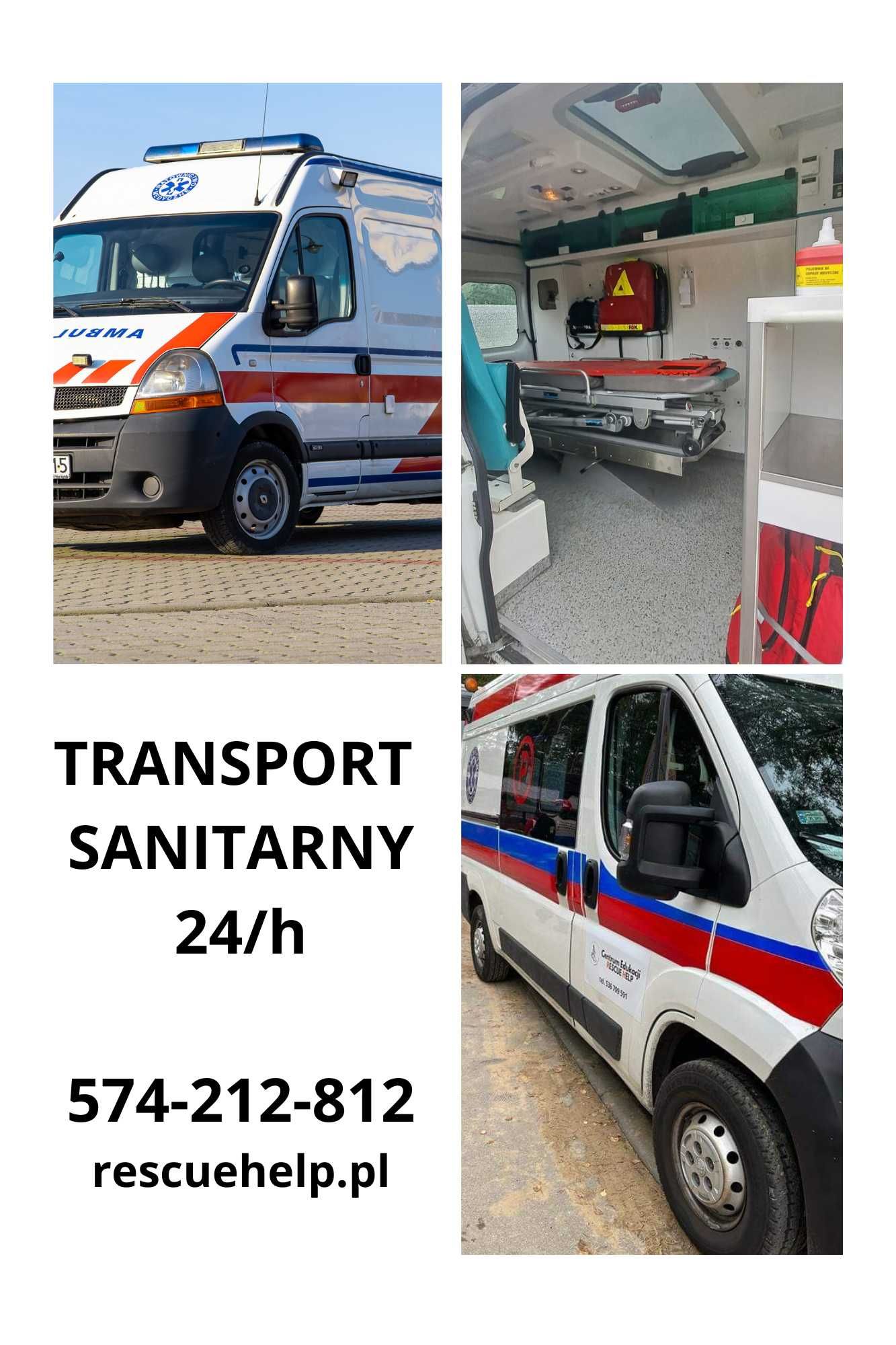 Transport sanitarny / Transport Medyczny 24/h