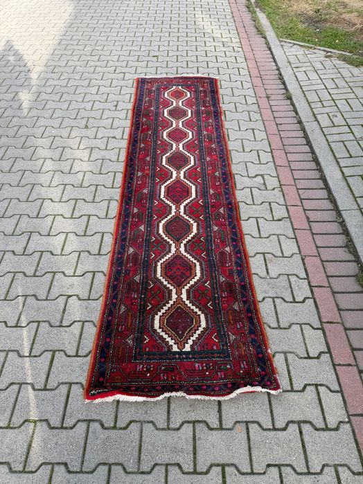 Dywan perski Hamadan długi chodnik 280x75 Iran Vintage