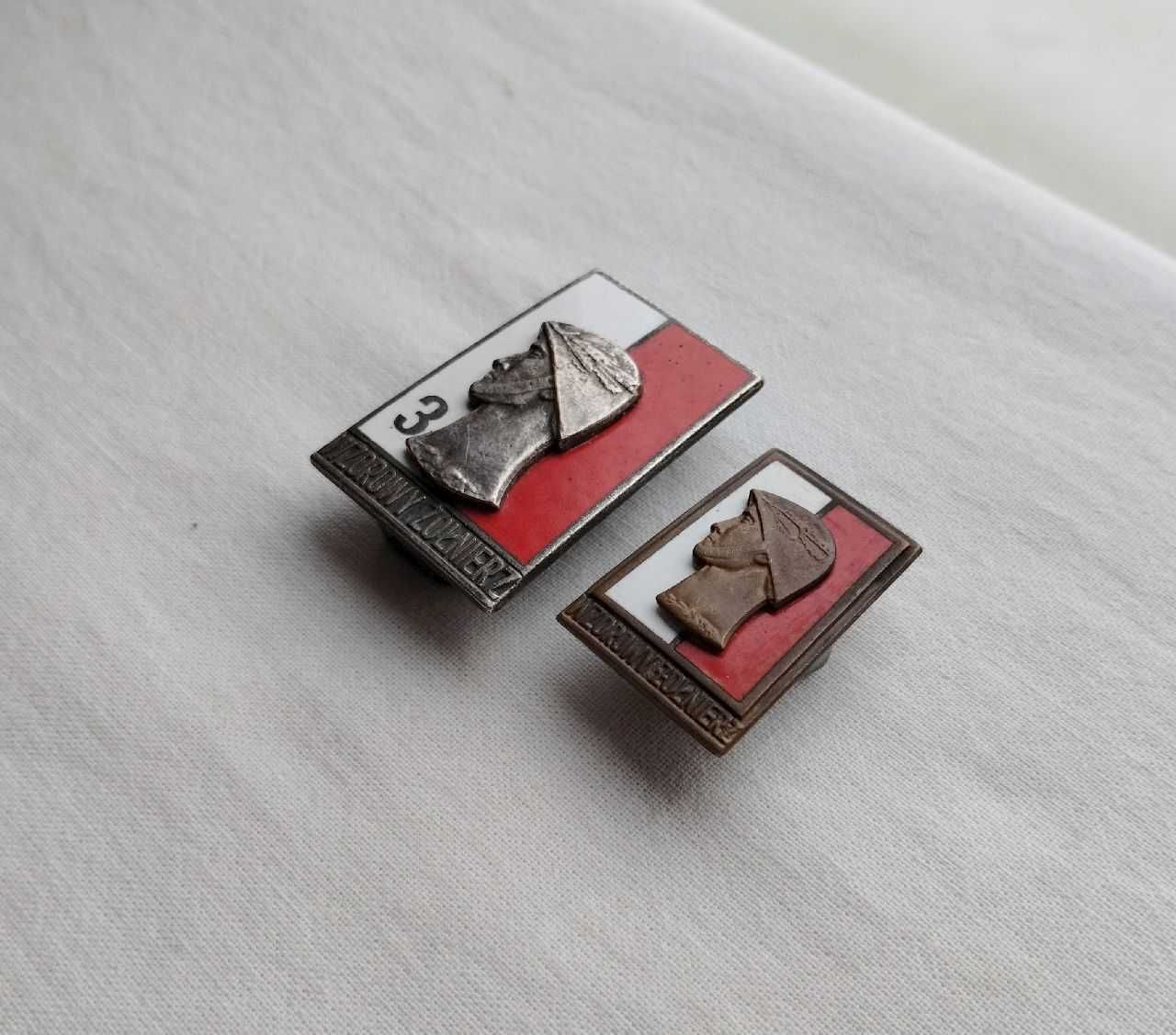 Odznaka Wzorowy Żołnierz + miniatura
