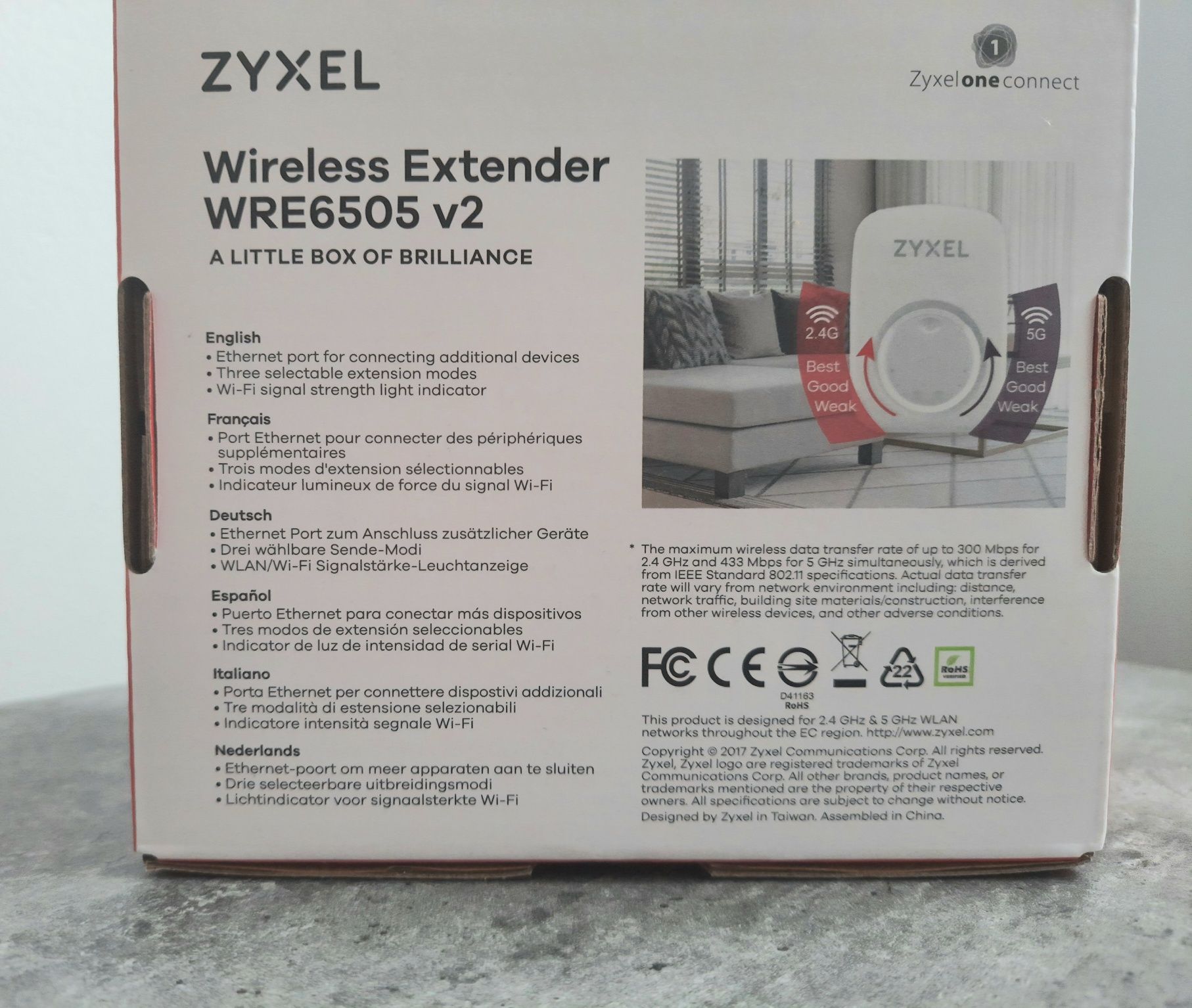 ZYXEL Wireless Extender WRE6505v2 wzmacniacz sygnału