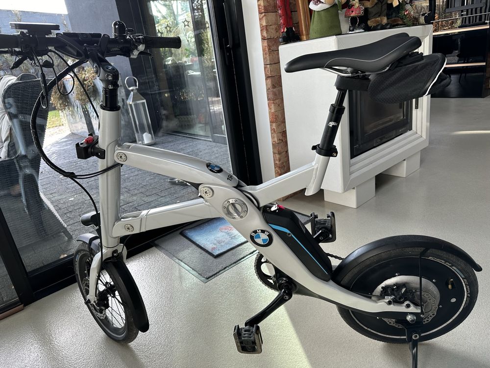 Rower BMW składak elektryczny unikat