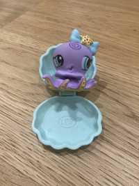 Figurka fioletowej ośmiorniczki z muszlą Littlest petshop