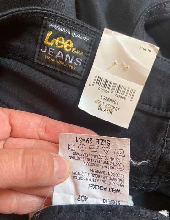 36 38 lee nowe spodnie dzwony slim wysoki stan dzins oryginal