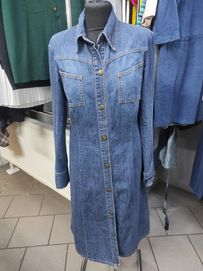 Sukienka jeansowa dżinsowa midi H&M divided L jak M