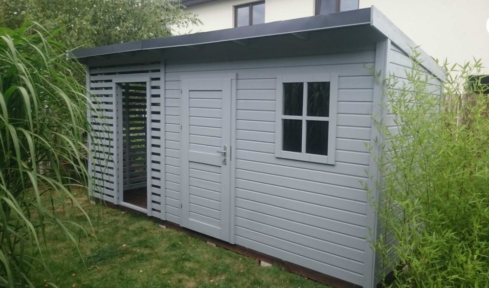 Domek narzędziowy ogrodowy drewniany