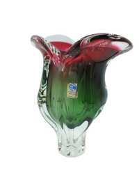 Cristallerie Bavaria wazon szkło ręcznie formowany b4/011318