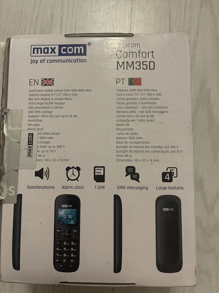 MaxCom comfort MM35D Nos