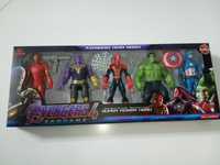 5 FIGUREK AVENGERS Thanos Spiderman Iron Man Hulk