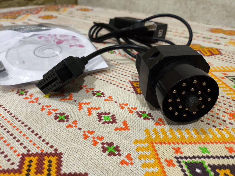 Діагностичний кабель шнур k dcan inpa Rheingold bmw scanner перехідник