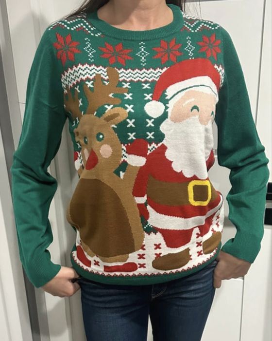 Sweter świąteczny, sweter, unisex , m