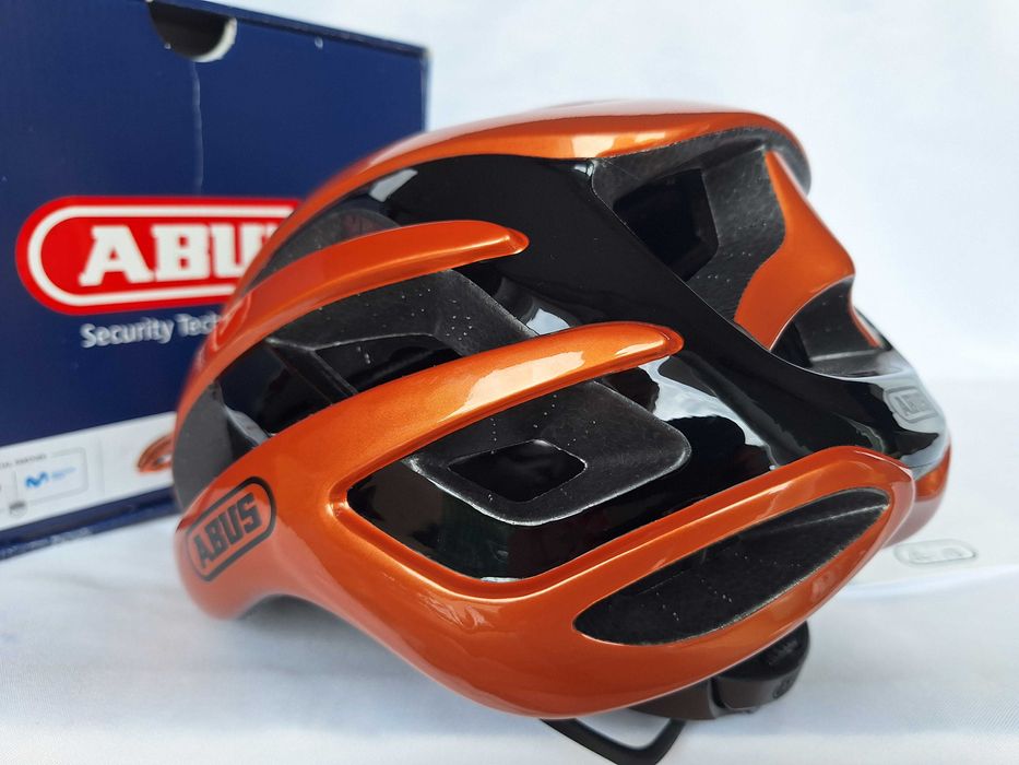 Kask rowerowy szosowy Abus AirBreaker Goldfish Orange S 51-55cm