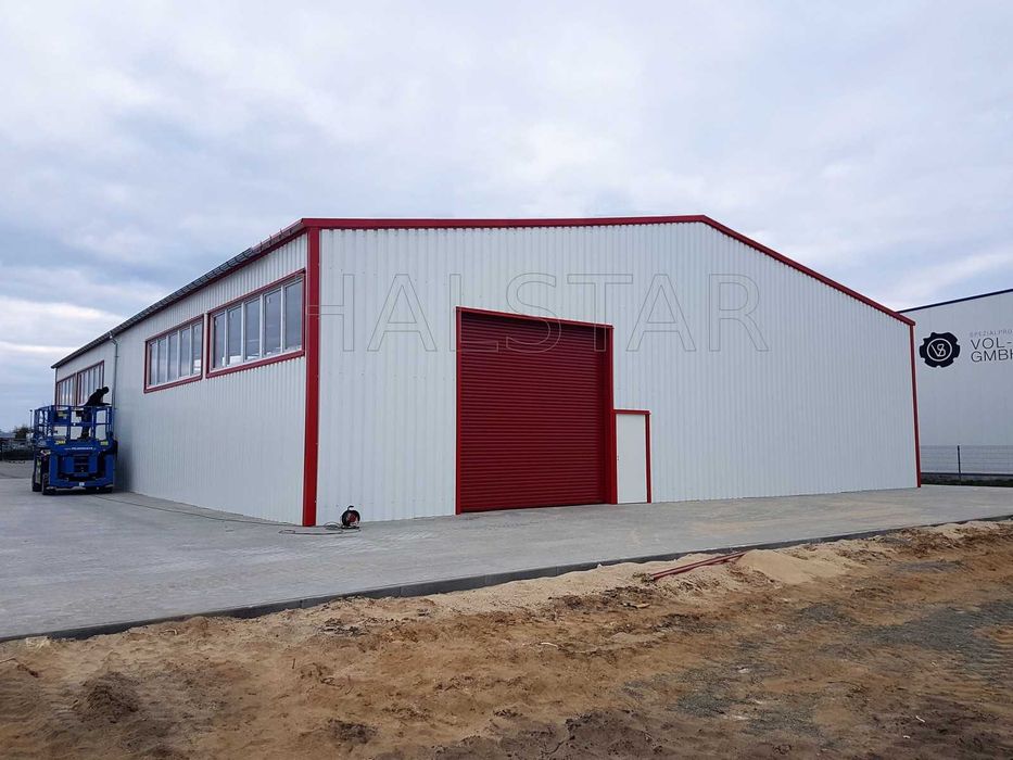 8x20x5m Hala Stalowa Izolowana, Płyta Warstwowa +Dostawa HALSTAR