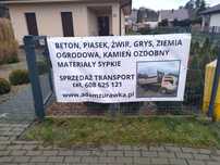 Dostawca betonu piasku ziemi ogrodowej