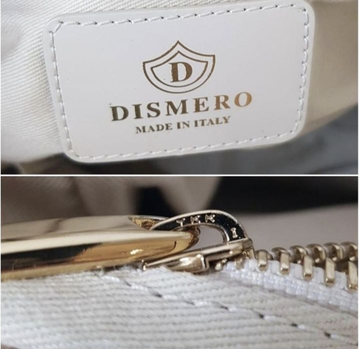 Сумка саквояж Dismero made in italy натуральная кожа сумка фрейм тоут