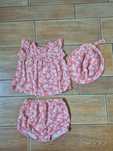 Set niemowlęcy 3 części rozm.68-74 cm