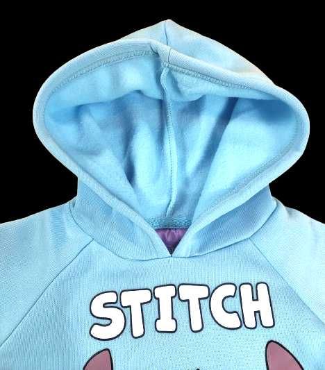 Niebieska bluza z kapturem Stitch 2Y / 92