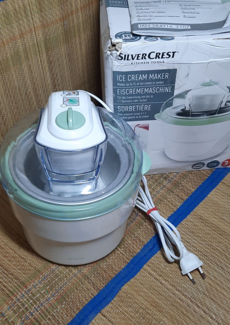 Морозниця апарат для виготовлення морозива Silver Crest SECM 12 C7 min