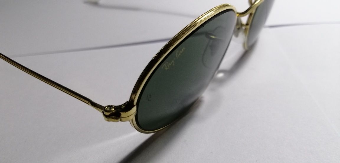 Винтажные очки Ray ban w 0976 Arista 24К Gold B&L  USA Vintage